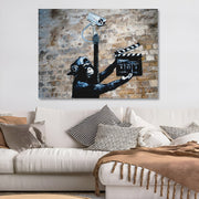 Quadro em Canvas Multicolor 50 x 70 cm com Moldura de Madeira | Impressão Digital 100% Canvas – Ref. KNV4480_5070