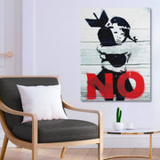 Quadro Decorativo em Tela 50x70 cm Multicolor — Impressão Digital em 100% Tela com Moldura de Madeira (KNV4482_5070)