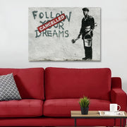 Quadro em Tela Decorativa Multicolorido 50 x 70 cm | Impressão Digital em 100% Tela com Moldura de Madeira – KNV4484_5070