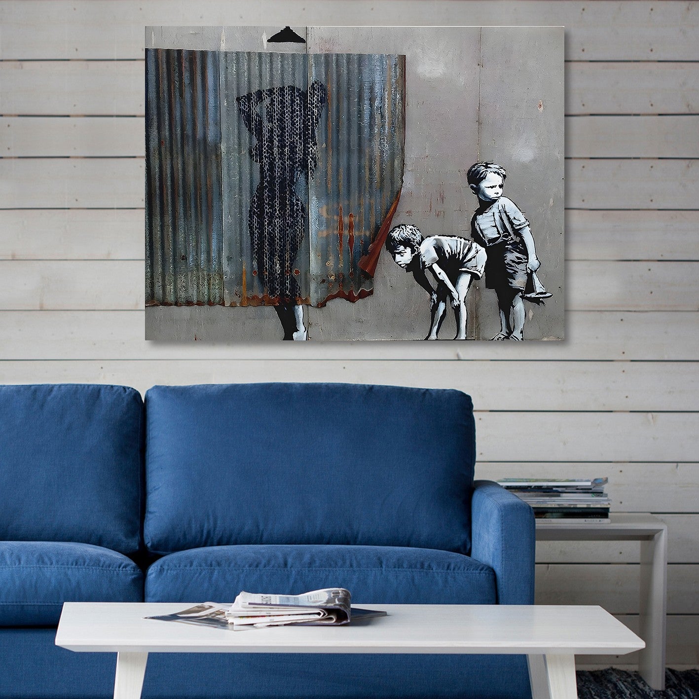 Quadro em Tela Decorativo Multicolor 50 x 70 cm, 100% Canvas, Moldura de Madeira – Impressão Digital (KNV4487_5070)