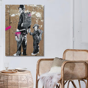 Tela Decorativa em Canvas 50x70 cm Multicolor com Moldura de Madeira – Impressão Digital (KNV4488_5070)