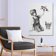 Quadro Decorativo em Tela 50 x 70 cm Multicolor com Moldura de Madeira | Impressão Digital – KNV4491_5070