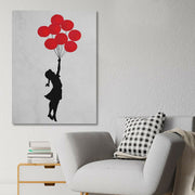 Tela Decorativa Multicolor 50 x 70 cm com Moldura de Madeira — Impressão Digital em Tela 100%