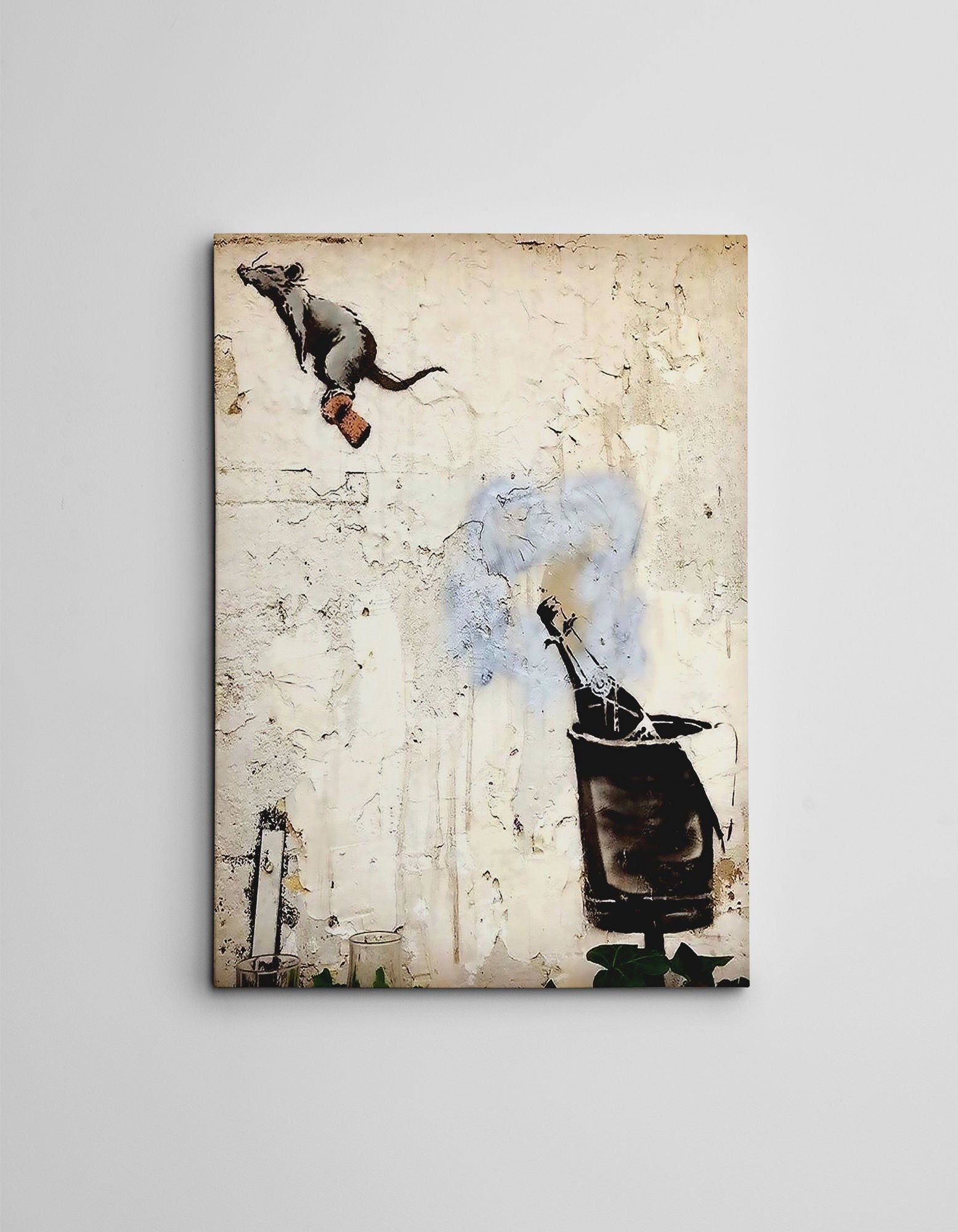 Quadro em Tela Multicolor 50x70 cm — Impressão Digital em 100% Canvas com Moldura de Madeira