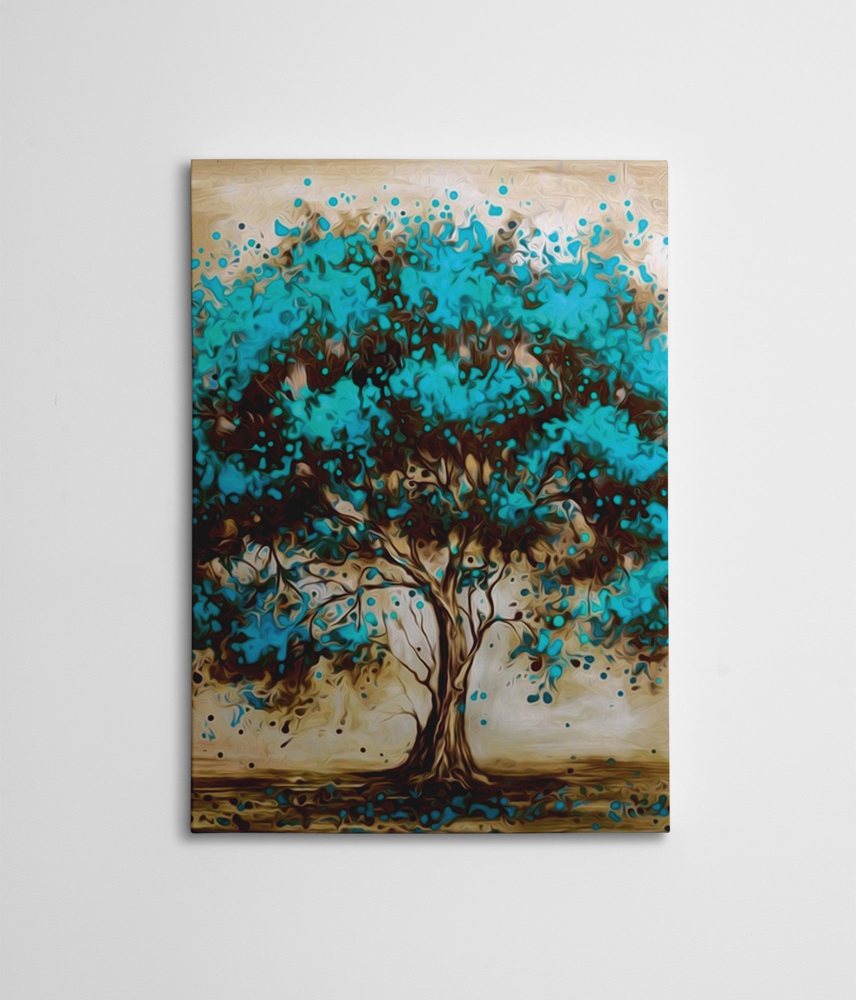 Tela Decorativa Multicolor 50 x 70 cm KNV4497_5070 | Impressão Digital em 100% Canvas com Moldura de Madeira