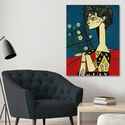 Quadro Decorativo em Tela 100% Canvas 50x70 cm Multicolor com Moldura de Madeira – Impressão Digital