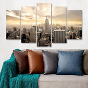 Quadro Decorativo MDF Multicolor (Conjunto 5 Peças) – Impressão UV, 100x60 cm, 3 mm