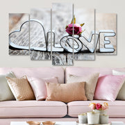 Conjunto de Quadros Decorativos em MDF Multicolor (5 Peças) 100 x 60 cm – Impressão UV