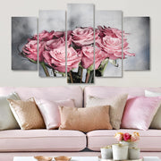 Quadro Decorativo em MDF Multicolor (Conjunto 5 Peças) 100x60 cm – Impressão UV, Espessura 3 mm