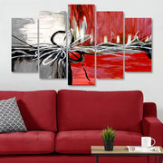 Quadro Decorativo em MDF Multicolor (5 Peças) – Impressão UV, 100 x 60 cm