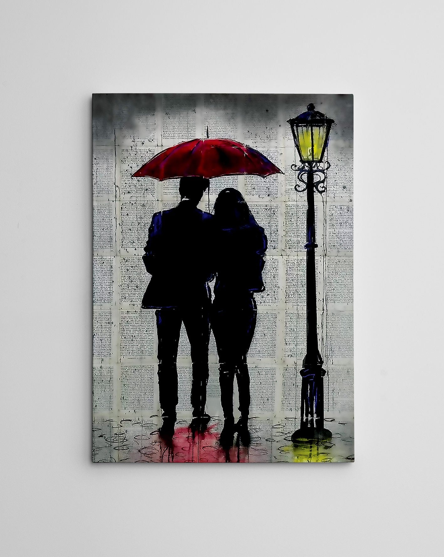 Tela Decorativa Multicolor 70x100 cm – Impressão Digital em 100% Canvas com Moldura de Madeira