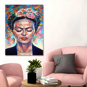 Tela Decorativa Multicolor 70x100 cm – 100% Canvas, Impressão Digital, Moldura de Madeira