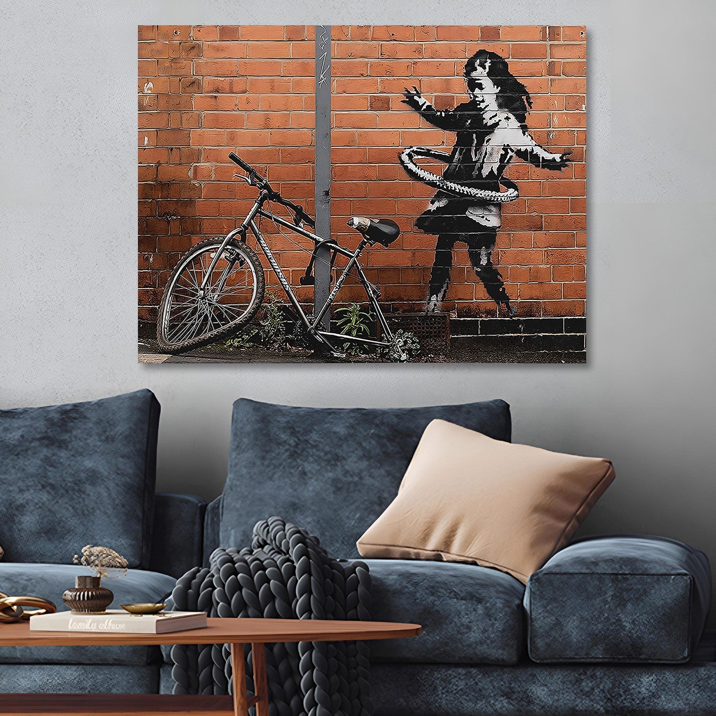 Quadro em Tela Multicolor 70x100 cm – Impressão Digital em 100% Tela com Moldura de Madeira | KNV4554_70100