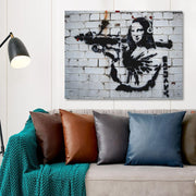 Quadro em Tela Multicolor 70x100 cm – 100% Canvas, Impressão Digital, Moldura de Madeira (KNV4555_70100)