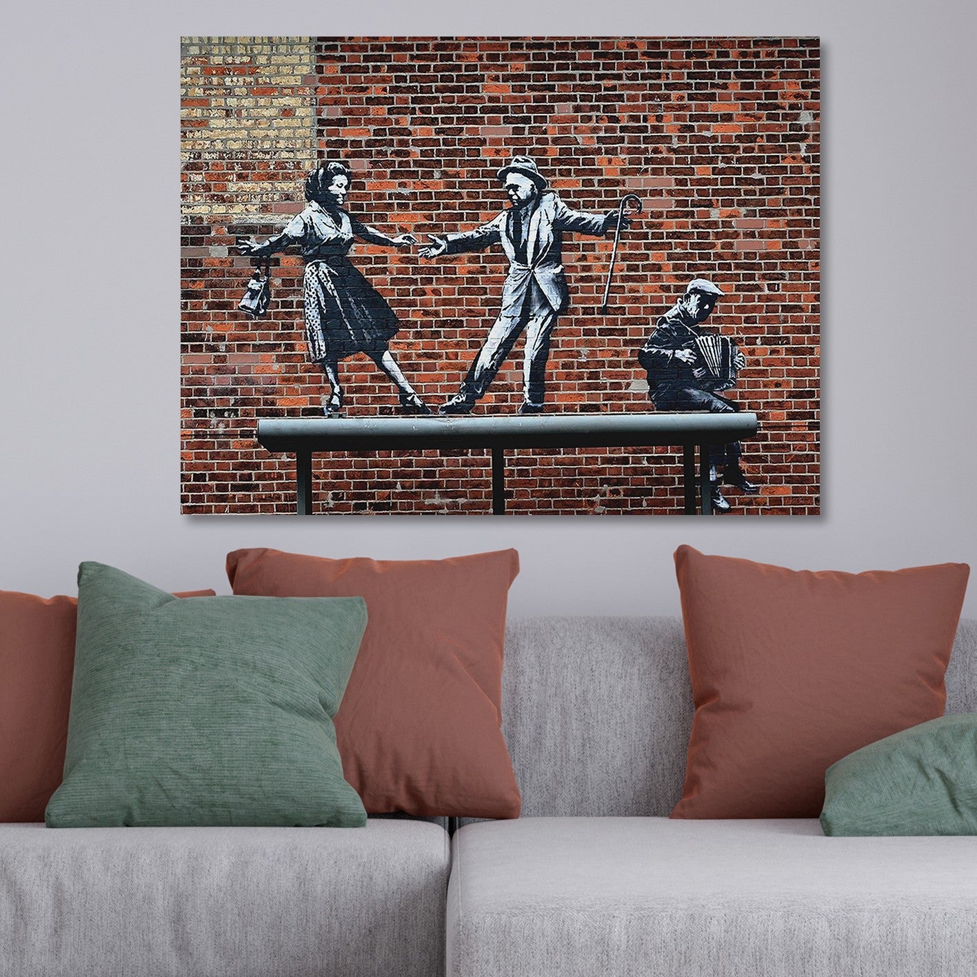 Quadro Decorativo em Tela 70x100 cm Multicolor com Moldura de Madeira – Impressão Digital 100% Canvas | KNV4557_70100