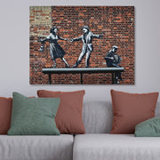 Quadro Decorativo em Tela 70x100 cm Multicolor com Moldura de Madeira – Impressão Digital 100% Canvas | KNV4557_70100