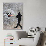 Tela Decorativa Multicolor 70x100 cm KNV4562 | Impressão Digital em 100% Canvas com Moldura de Madeira