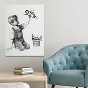 Tela Decorativa em Canvas Multicolor 70x100 cm com Moldura de Madeira | Impressão Digital – KNV4571_70100