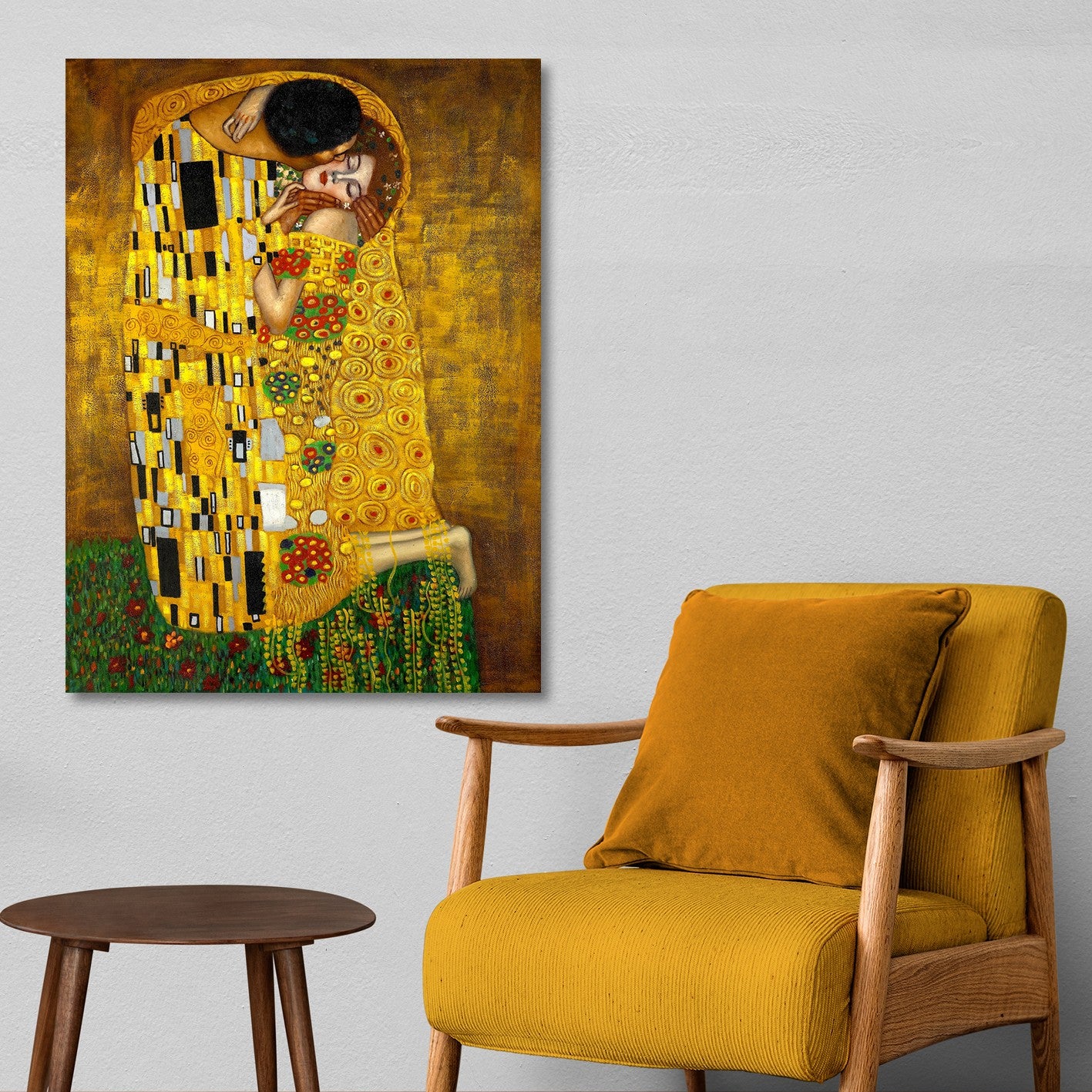 Quadro Decorativo em Tela 70 x 100 cm Multicolor, Moldura de Madeira – Impressão Digital 100% Canvas (KNV4580_70100)