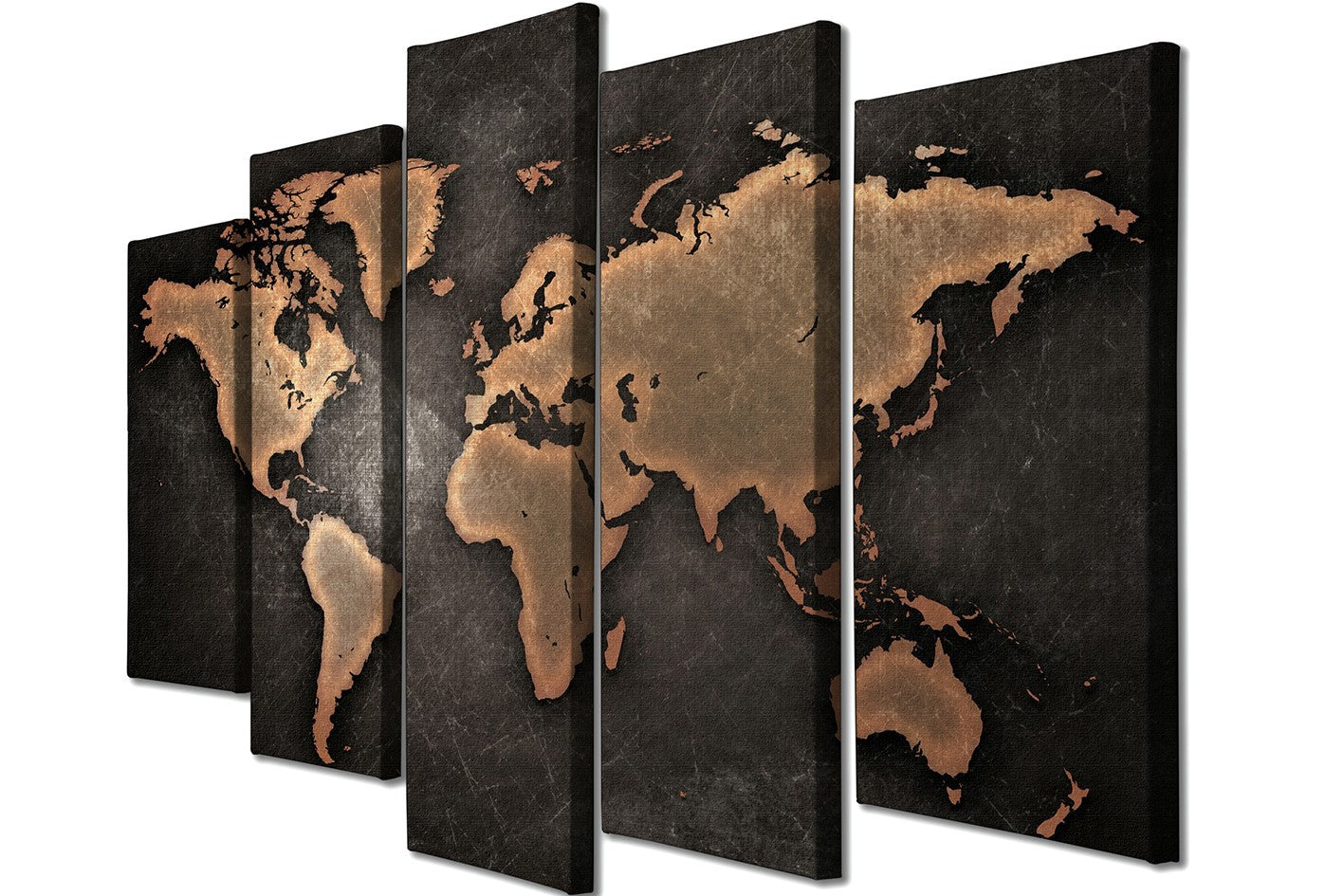 Conjunto de Telas Decorativas 5 Peças Multicolor 100 x 60 cm — MDF 3 mm, Impressão UV