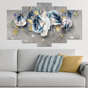 Quadro Decorativo em MDF Multicolorido (5 Peças) 100 x 60 cm – Impressão UV