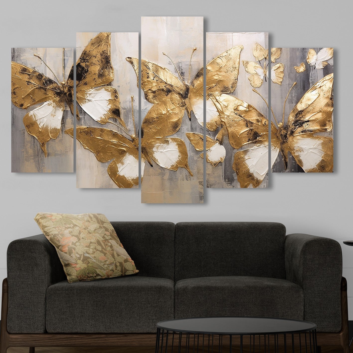 Conjunto de Quadros Decorativos em MDF (5 Peças) Multicolor 100 x 60 cm – Impressão Digital UV