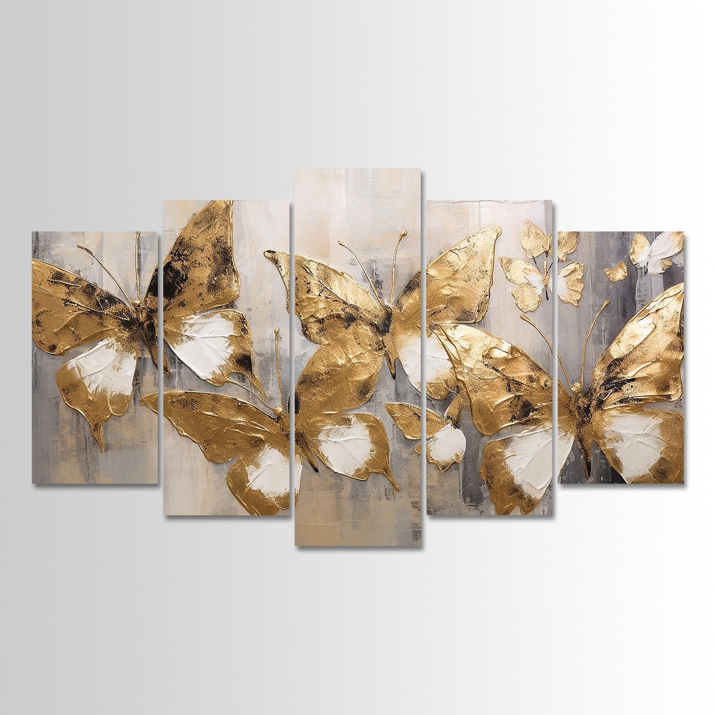 Conjunto de Quadros Decorativos em MDF (5 Peças) Multicolor 100 x 60 cm – Impressão Digital UV