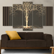 Quadro Decorativo em MDF (5 Peças) Multicolor 100x60 cm – Impressão Digital UV