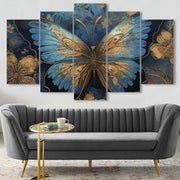 Quadro Decorativo em MDF Multicolor (Conjunto de 5 Peças) – 100 x 60 cm, Impressão UV, 3 mm