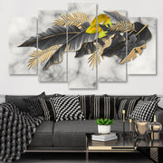 Quadro Decorativo Multicolor em MDF (5 Peças) 100x60 cm – Impressão UV Digital