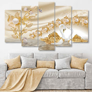 Quadro Decorativo em MDF Multicolor (5 Peças) 100x60 cm – Impressão UV, 3 mm