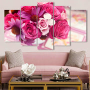 Quadro Decorativo em MDF Multicolor (5 Peças) - Impressão Digital UV, 100x60 cm, 3 mm