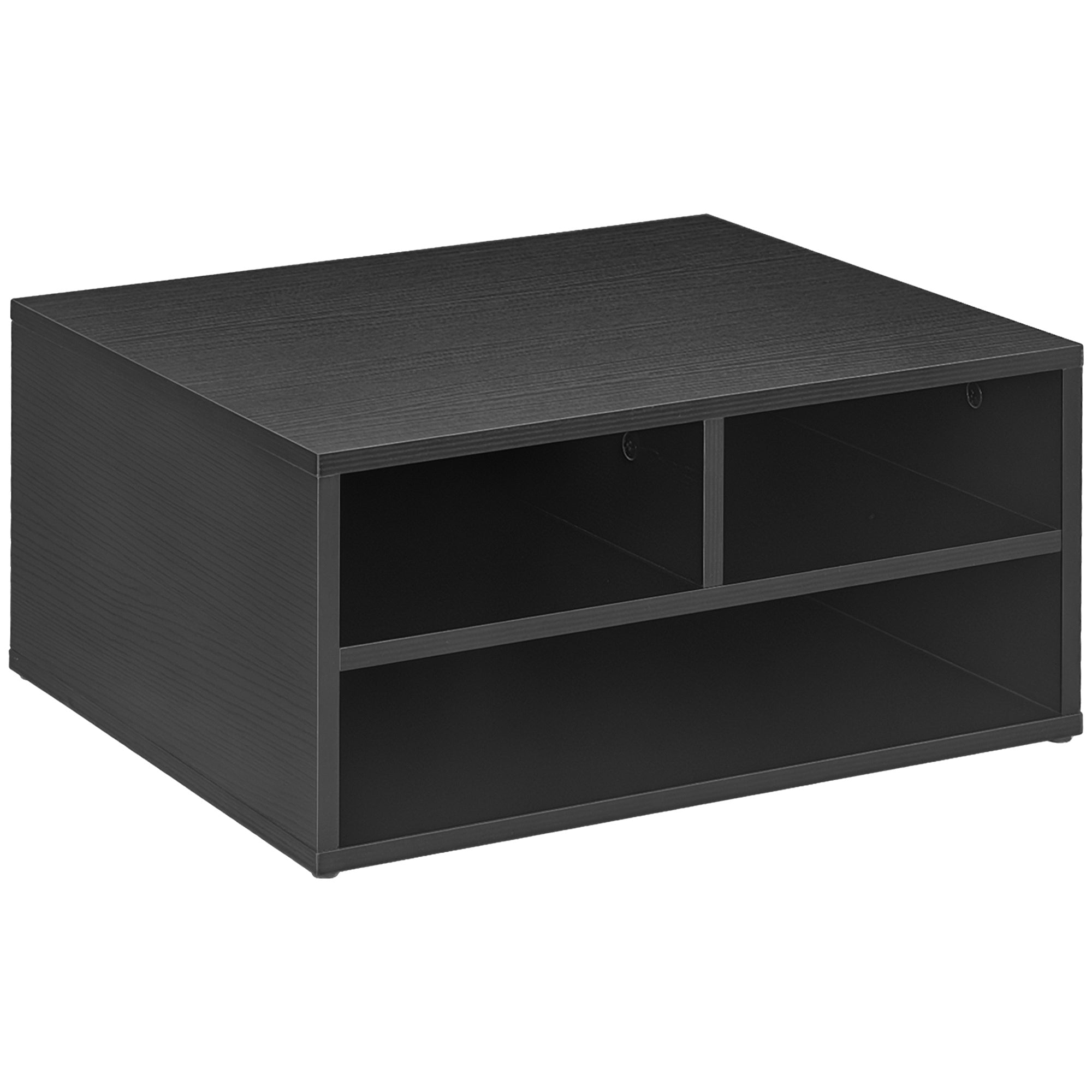 Móvel Auxiliar para Impressora 47x40x22,5 cm - Cor Preto