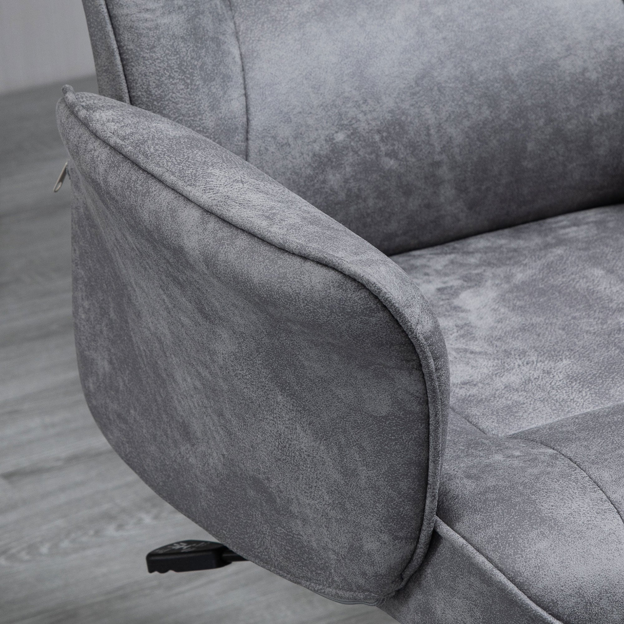 Cadeira de Escritório Ergonômica Cinza Claro 67x69x102cm