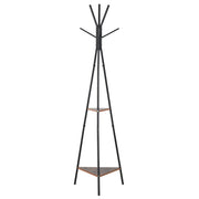 Cabide de Pé em Forma de Árvore 46x52x182 cm - Preto