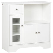 Aparador de Cozinha Moderno 80x30x82cm Branco