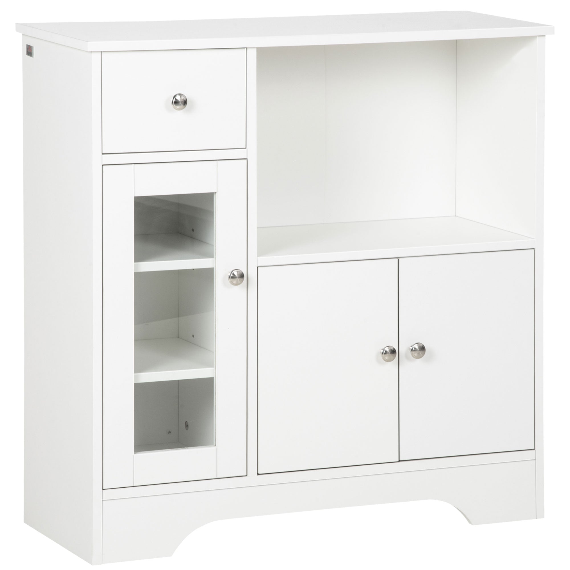 Aparador de Cozinha Moderno 80x30x82cm Branco