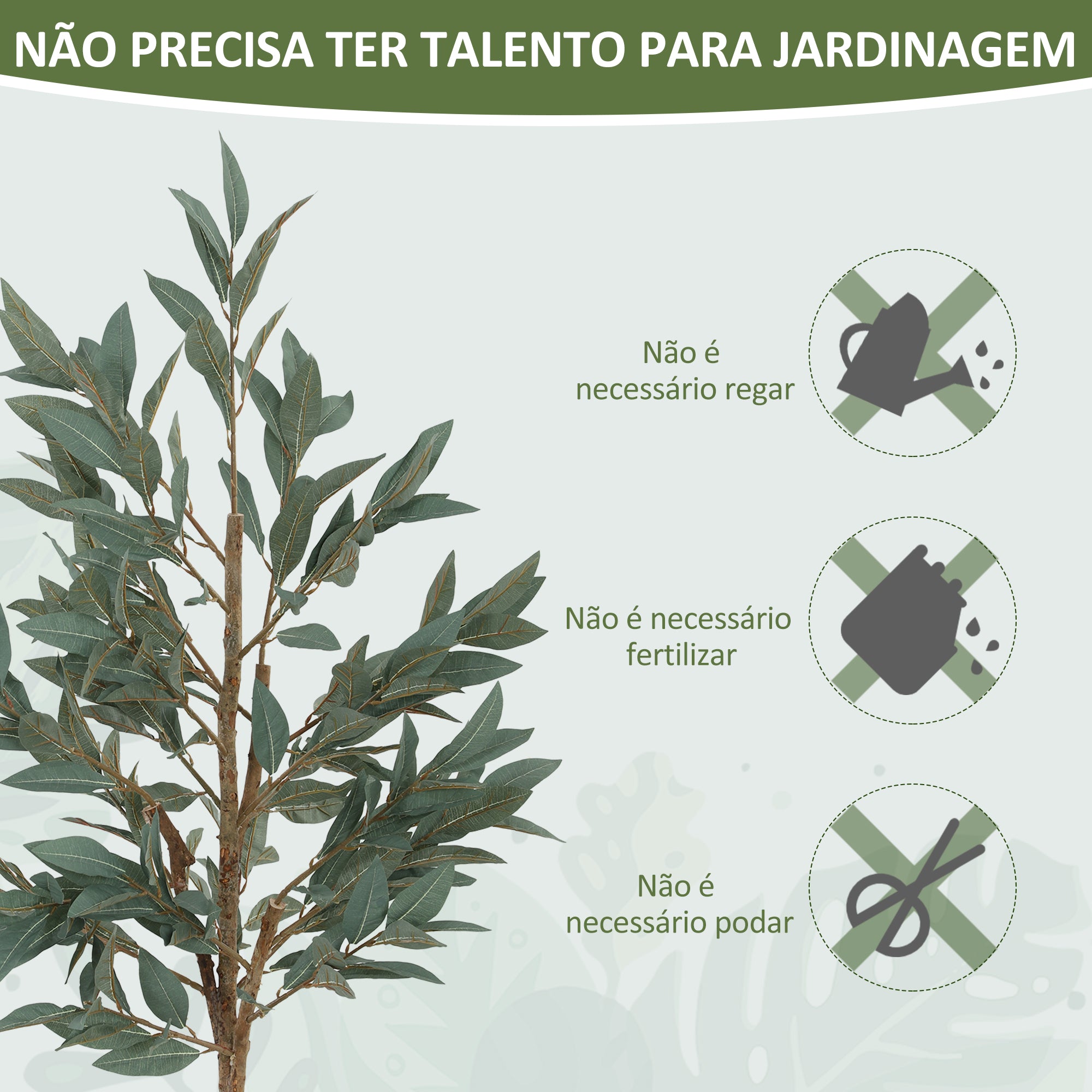 Planta Artificial de Louro 150 cm Verde
