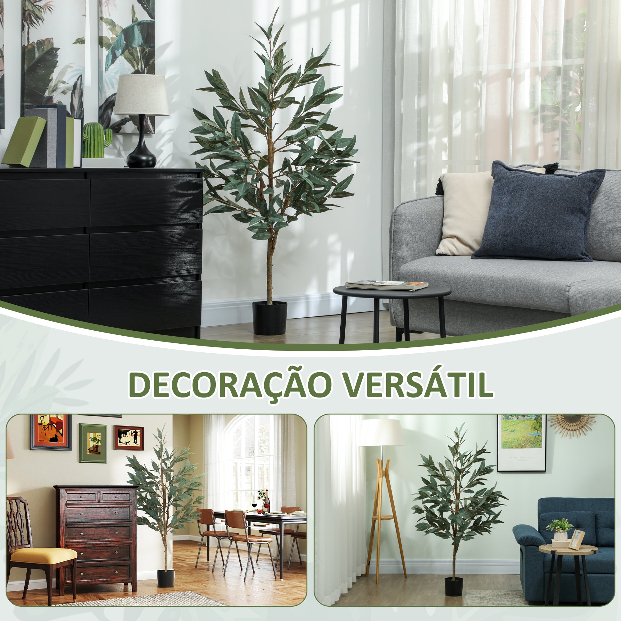 Planta Artificial de Louro 150 cm Verde