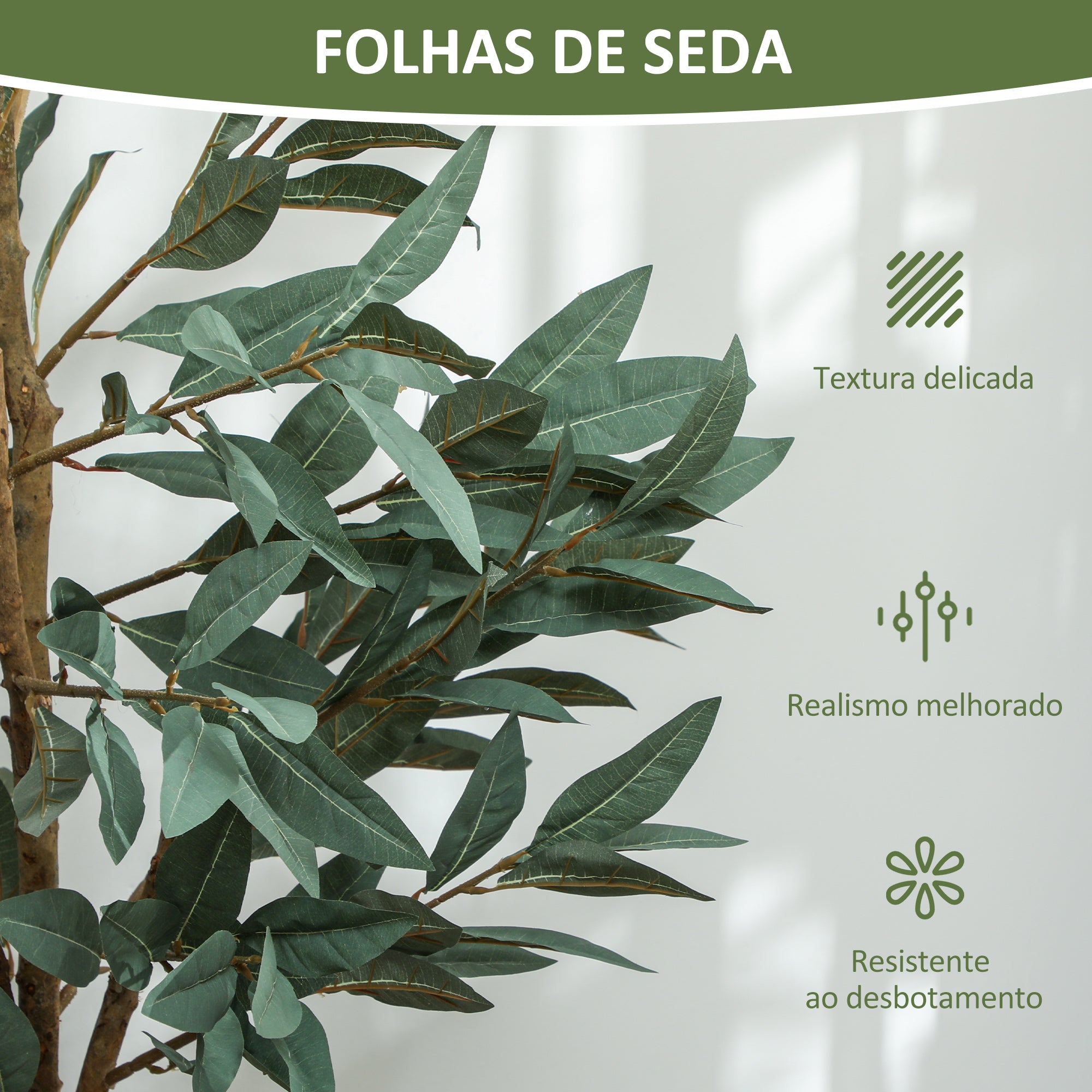 Planta Artificial de Louro 150 cm Verde