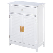 Armário de Banheiro Auxiliar Organizador 59x29x80 cm Branco