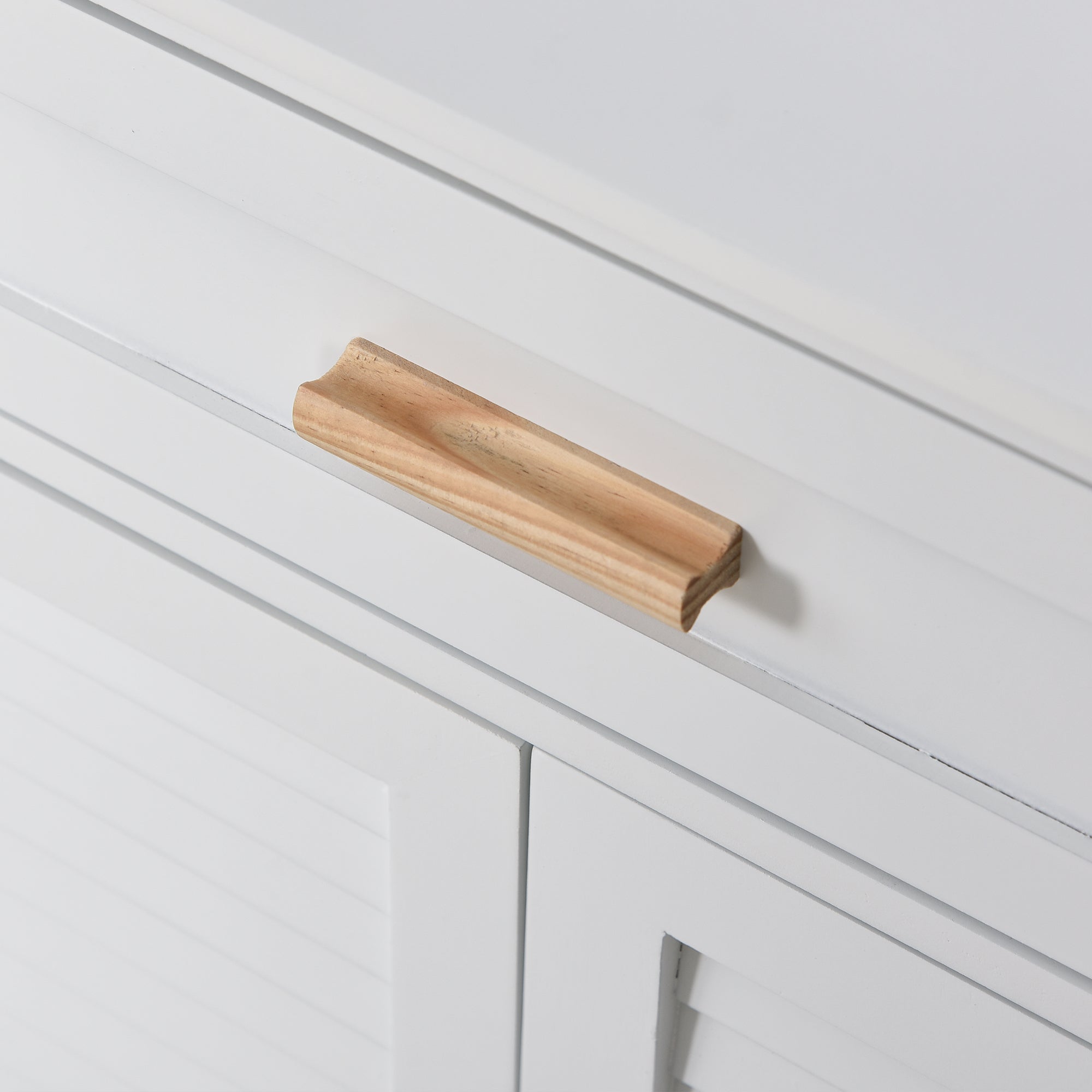 Armário de Banheiro Auxiliar Organizador 59x29x80 cm Branco