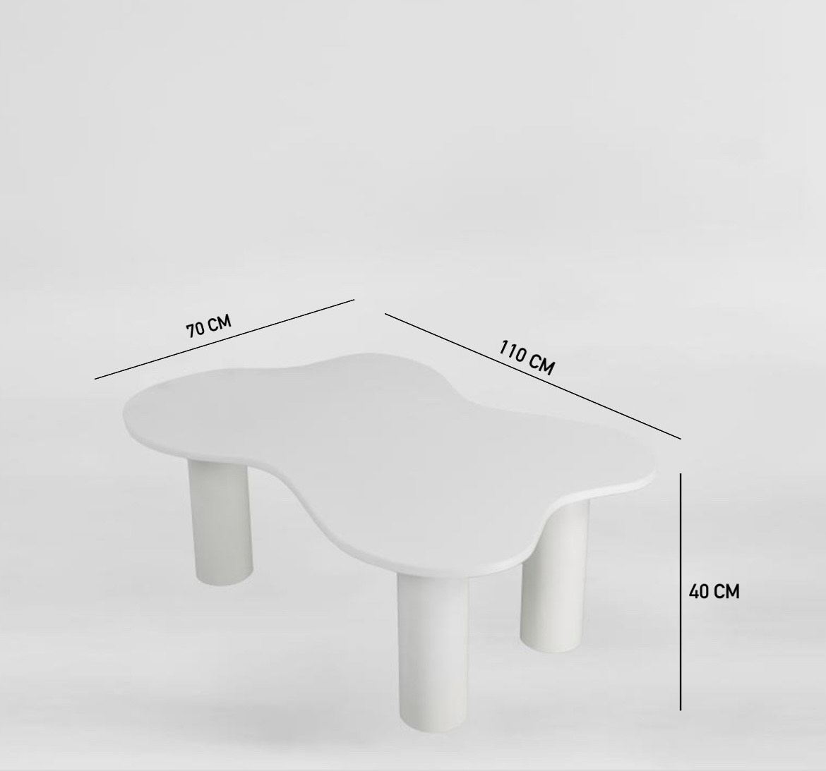 Mesa de Centro-Bloom-Branco