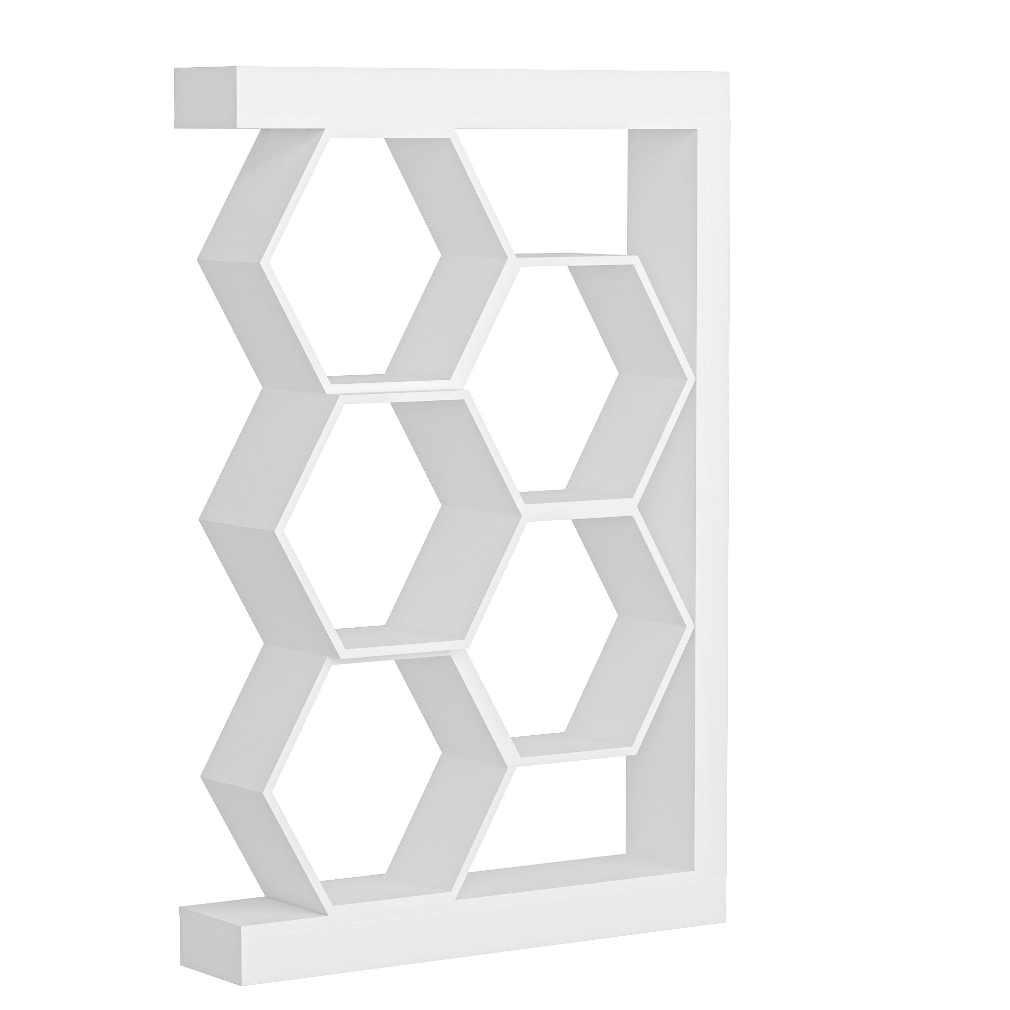 Estante branca moderna, 90 x 24,6 x 140 cm | Painel de partículas 100% revestido em melamina, 18 mm de espessura | Solução de armazenamento elegante para casa e escritório