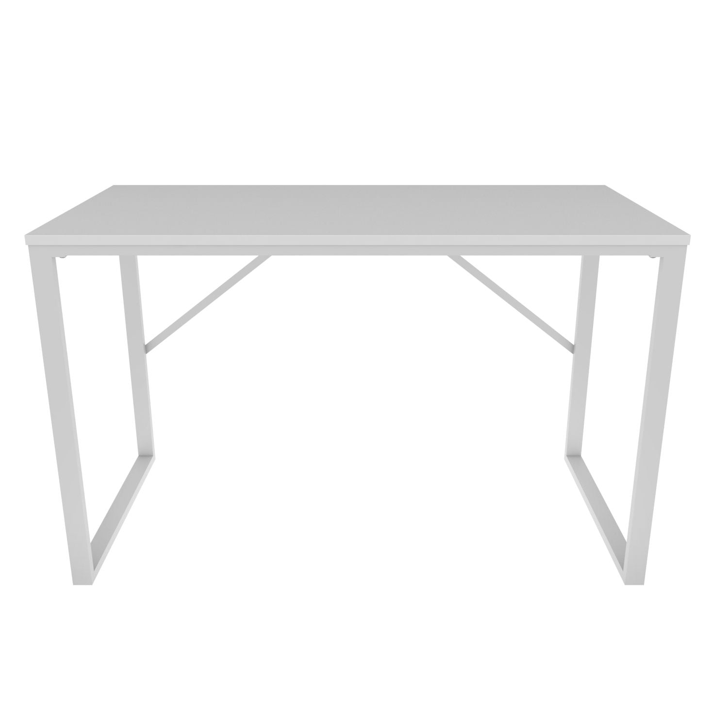 Secretária de Estudo/Escritório Moderna, Branca, 120 x 60 x 74 cm | Painel de Partículas 100% Revestido em Melamina, 18 mm de Espessura | Design Escandinavo para Casa e Escritório