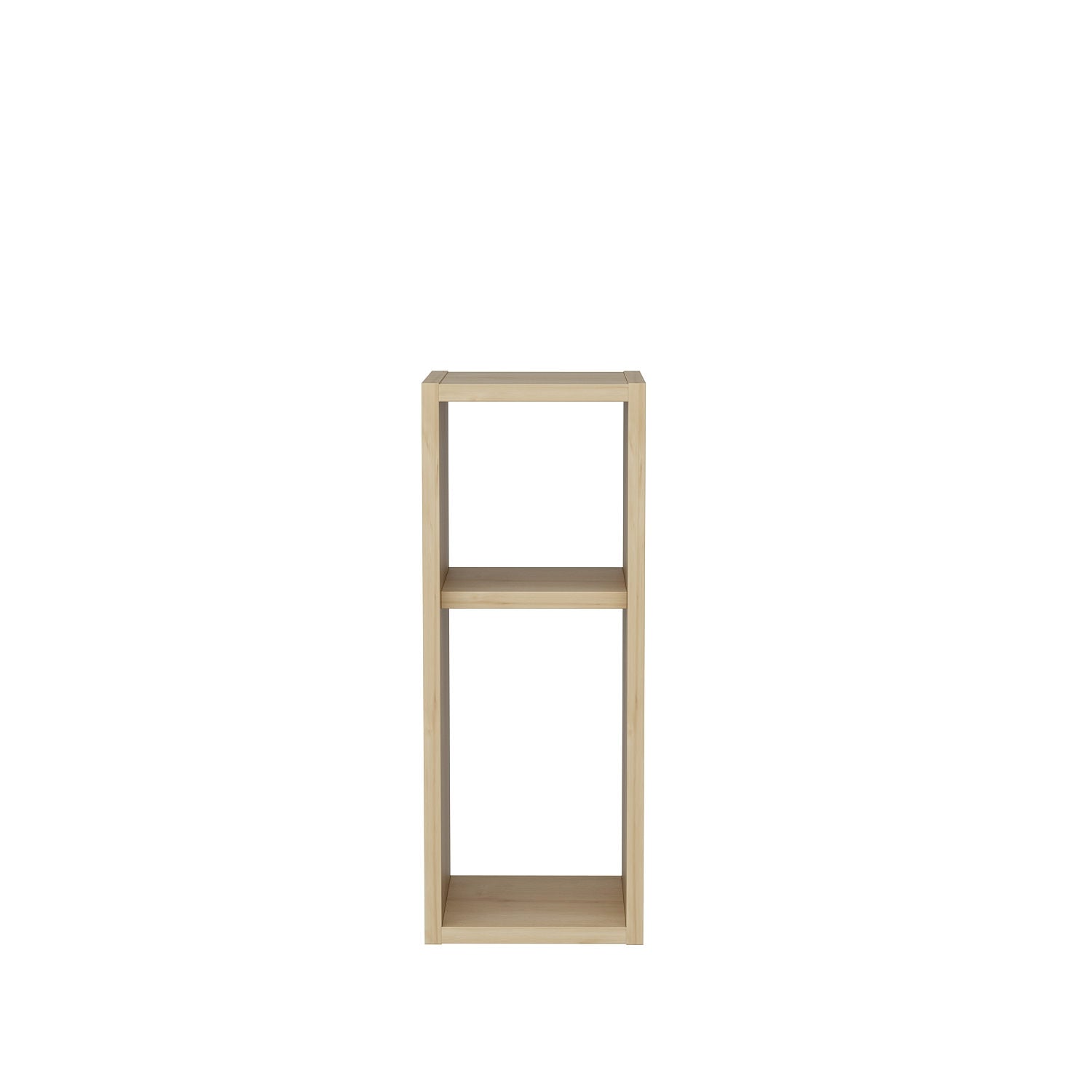 Mesa de Cabeceira em Carvalho Escandinavo, 23,2 x 22 x 59,6 cm | Painel de Partículas 100% Revestido em Melamina, 18 mm de Espessura | Elegante e Funcional para Decoração de Hotéis e Cabanas