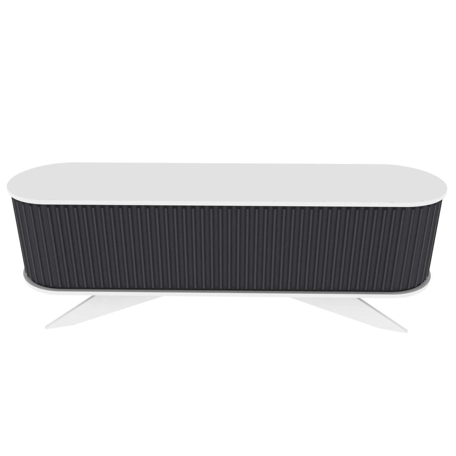 Suporte de TV moderno, antracite e branco, 180 x 43 x 60 cm | Painel de partículas 100% revestido em melamina, 18 mm de espessura | Elegante e funcional para salas de estar