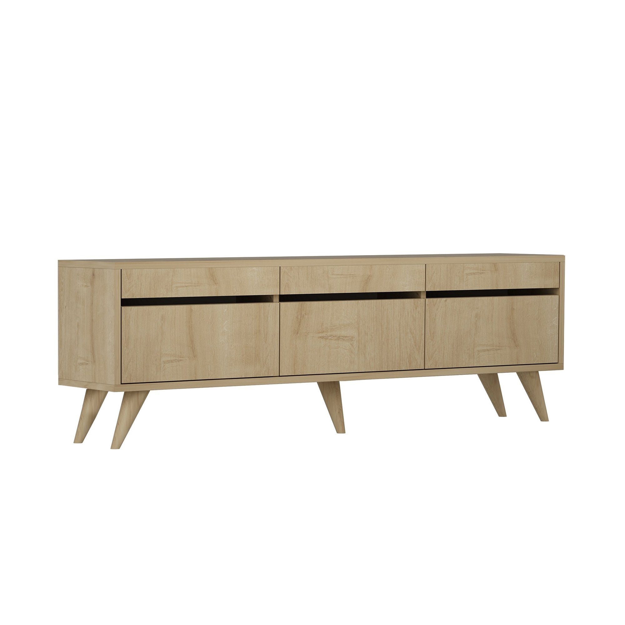 Móvel de TV – 150 cm x 30 cm x 48 cm – Carvalho Safira – MDF