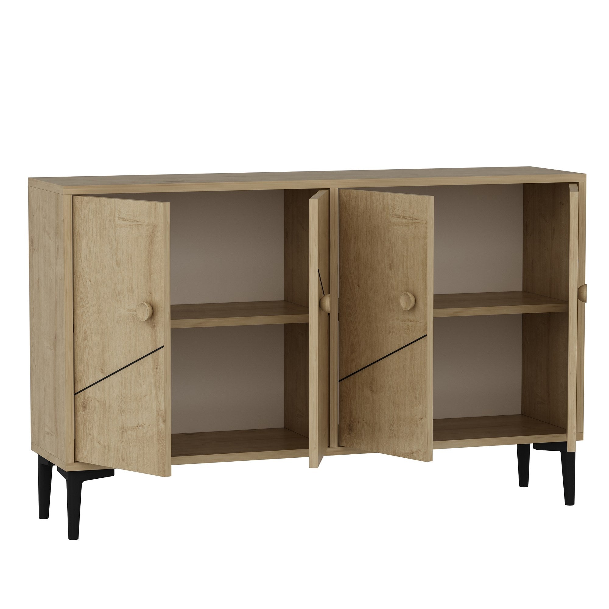 Móvel de TV – 120 cm x 75 cm – Carvalho Safira – MDF