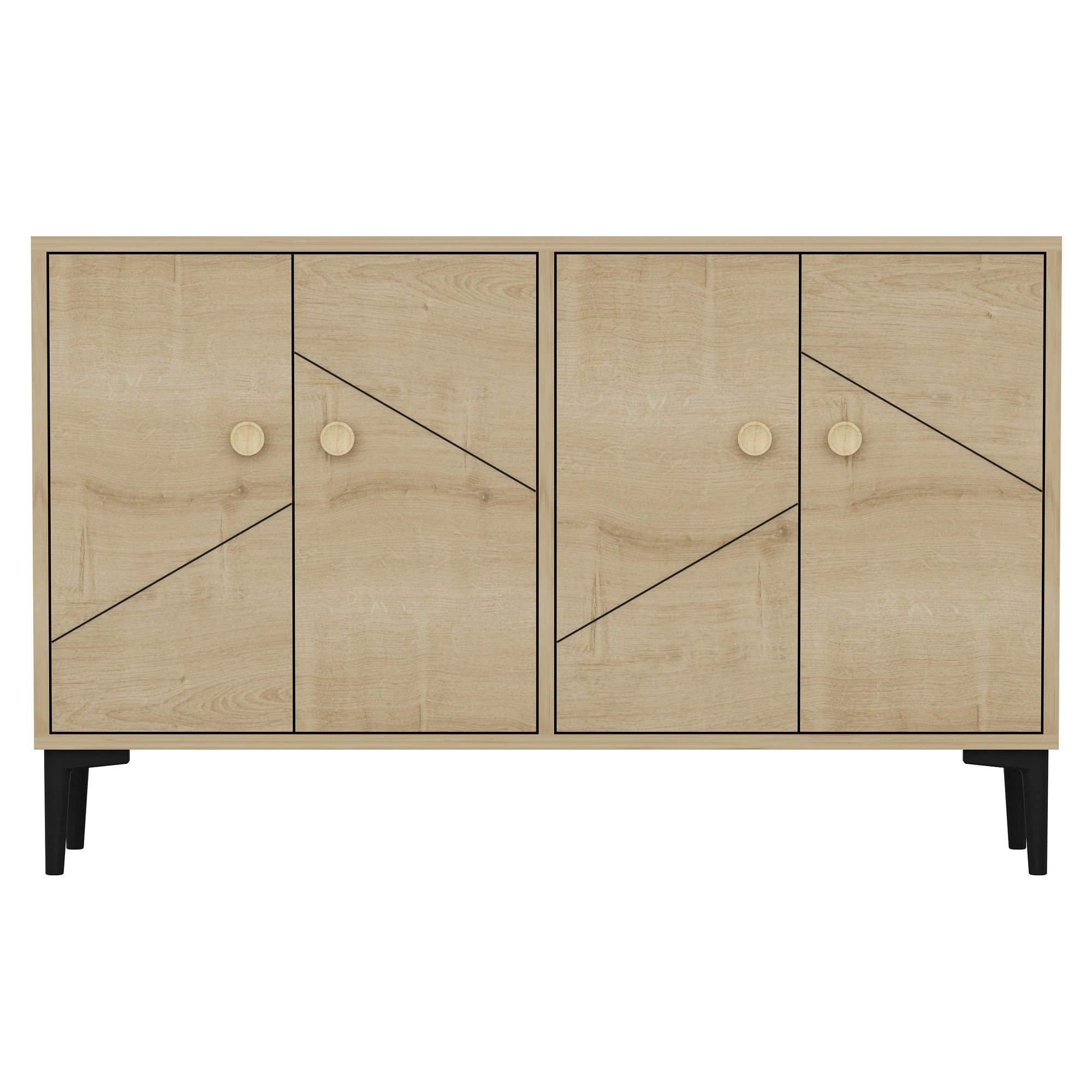 Móvel de TV – 120 cm x 75 cm – Carvalho Safira – MDF